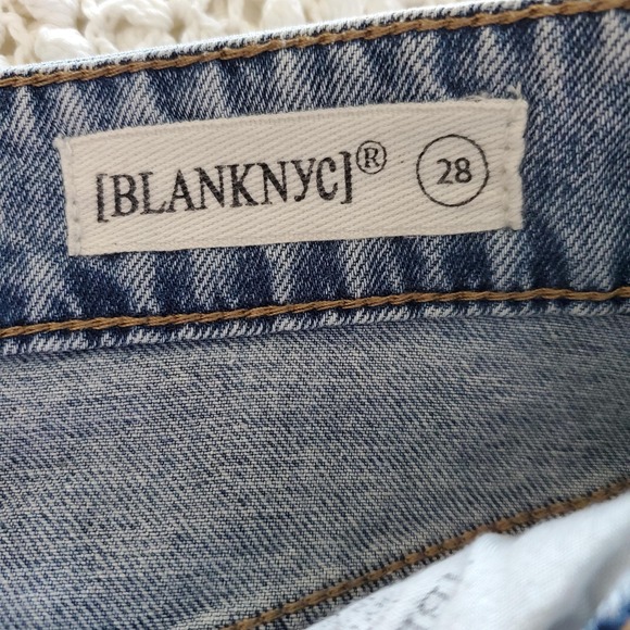 BLANK NYC Maxi Denim Skirt Women 28 Pockets Slit Cotton Blue Boho Festival Gypsy - Picture 9 of 11